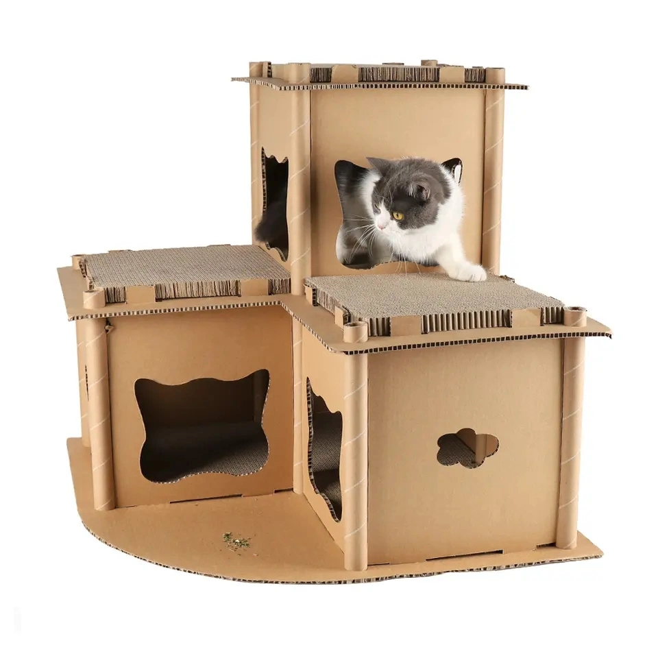 Corrugated Paper Scratcher Pet Toy for Cats