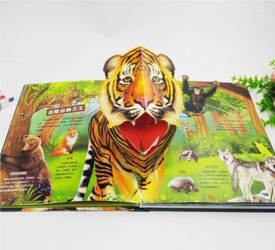 OEM Magic Creative Pop up Enfants Enfants Livres 3D