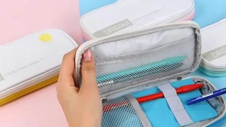 Retour à l'école Fashion Kawaii Pen Pouch Papeterie Sacs à crayons pour les étudiants