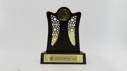 Promotion Métal Artisanat Arts Or Personnalisé Trophée Musique Danse Plastique/Bois Base Trophées Coupe (12)