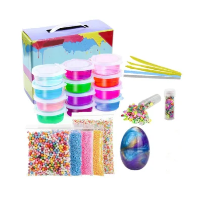 Kit de fabrication de slime bricolage non toxique pour bébé pour enfants