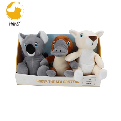 Jouet en peluche 3 en 1 pour chien de grande race, jouets grinçants mignons avec jouets à mâcher en papier froissé pour chiot, petit, moyen, grand animal de compagnie